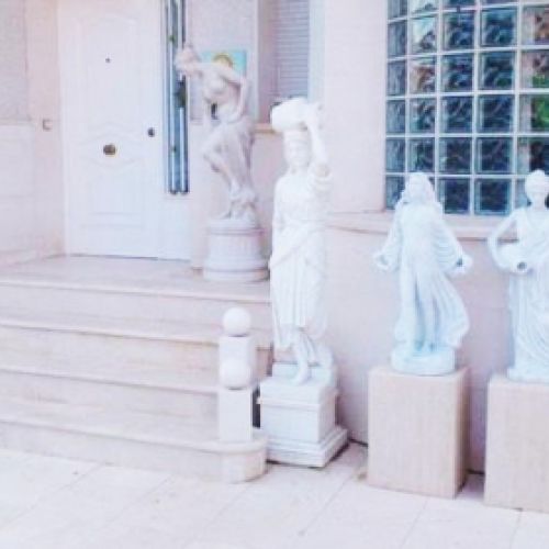 Esculturas de mármol en Madrid