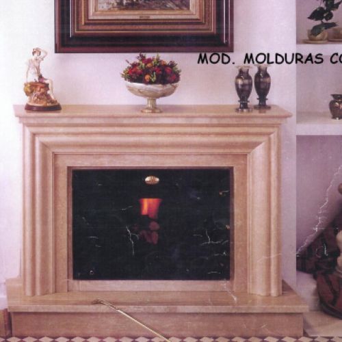 Chimenea modelo Molduras Corridas