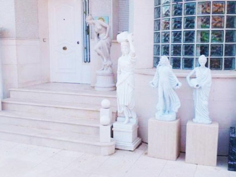 Esculturas de mármol en Madrid