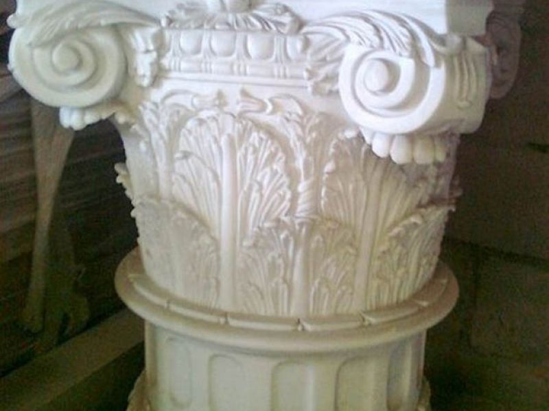 Frisos, columnas de mármol a medida